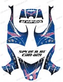 Kit décoration Weapon Bleu - IDgrafix - Can Am Spyder RT