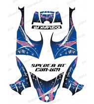 Kit decoration Weapon Blue - IDgrafix - Can Am Spyder RT