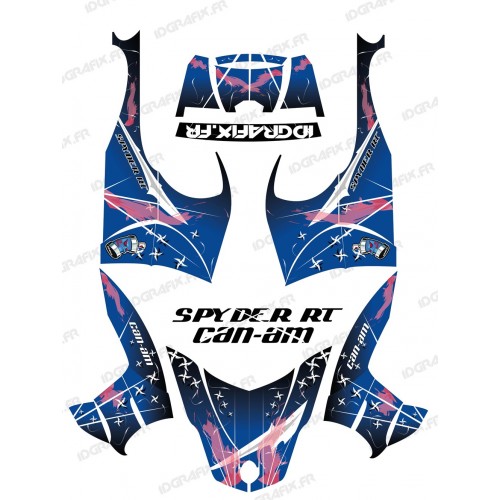Kit décoration Weapon Bleu - IDgrafix - Can Am Spyder RT