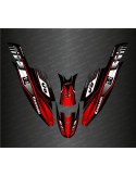 Kit decoration 100% Custom DC Racing (Red) for Kawasaki SXR 1500