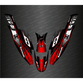 Kit decoration 100% Custom DC Racing (Red) for Kawasaki SXR 1500 - IDgrafix