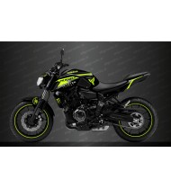 100% Custom Monster Race Edition Deco Kit (Yellow) - IDgrafix - Yamaha MT-07 (2018-2020) - Idgrafix