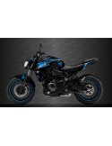 100% Custom Monster Race Edition Decal Kit (Blue) - IDgrafix - Yamaha MT-07 (2018-2020)