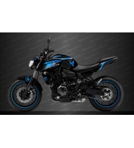 Kit decorativo 100% Custom Monster Race Edition (blu) - IDgrafix - Yamaha MT-07 (2018-2020) - Idgrafix