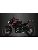 Kit decorativo 100% personalizzato Monster Race Edition (rosso) - IDgrafix - Yamaha MT-07 (2018-2020)