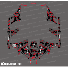 Kit de decoració Trencat la sèrie (Vermell) - Idgrafix - Am 1000 Maverick 4 places -idgrafix