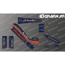 Kit deco Troy Lee Edition Full (Blue/orange) - Specialized Turbo Levo - IDgrafix