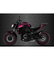 100% Custom Monster Race Edition deco kit (pink) - IDgrafix - Yamaha MT-07 (2018-2020) - Idgrafix