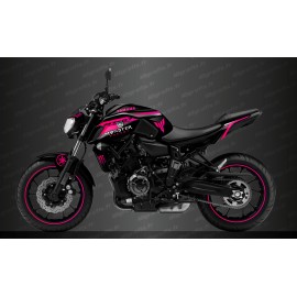 Kit deco 100% Personalizado Carrera de Monster Edition (rosa) - IDgrafix - Yamaha MT-07 (después de 2018) -idgrafix