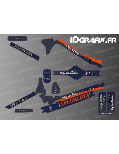 Kit deco TroyLee Edition Full (Blau/Taronja) - Specialized Levo Carbon -idgrafix