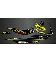 Kit de decoració Rockstar Edició Completa (Groc) - per Seadoo GTI -idgrafix
