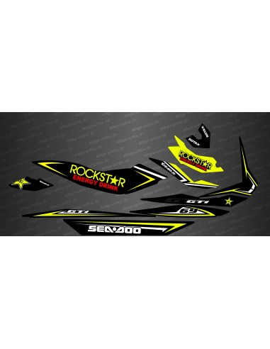 Kit décoration Rockstar Edition Full (Jaune) - pour Seadoo GTI