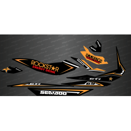 Kit décoration Rockstar Edition Full (Orange) - pour Seadoo GTI-idgrafix