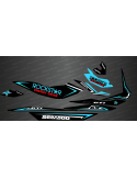 Kit de decoración de Rockstar Edición Completa (Turquesa) - para Seadoo GTI