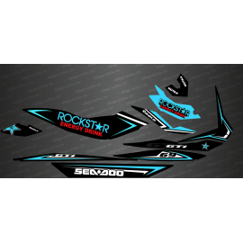 Kit dekor Rockstar Edition Full (Türkis) - für Seadoo GTI-idgrafix