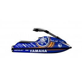 Kit Décoration Pulse Blanc/Orange pour YAMAHA SUPERJET 700