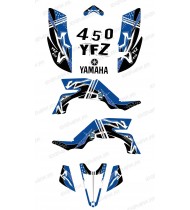Kit décoration Street Bleu - IDgrafix - Yamaha YFZ 450