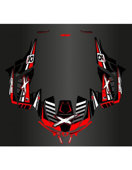 Kit de decoración de Carrera en la Serie Am Rojo - Idgrafix - Can Am 1000 Maverick Kit de decoración de Carrera en la Serie Am Rojo - Idgrafix - Can Am 1000 Maverick