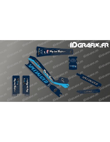 Kit deco Troy Lee Edició Completa (de color Blau) - Especialitzada Turbo Levo -idgrafix