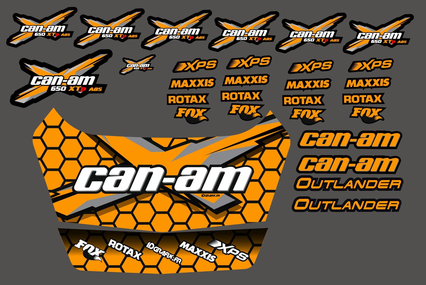 brp can am decal outlander max 500 dps 2013 brp can am decal outlander max 500 dps 2013