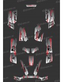 Kit-Deco-Eigene Monster Edition (Grau/Rot) - Kymco arctic cat 550 / 700 MXU