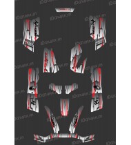 Kit Déco Perso Monster Edition (Gris/Rouge) - Kymco 550 / 700 MXU