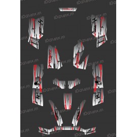 Kit Deco Perso Monster Edition (Grey/Red) - Kymco 550 / 700 MXU - IDgrafix