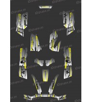 Kit Déco Perso Monster Edition (Gris/Jaune) - Kymco 550 / 700 MXU
