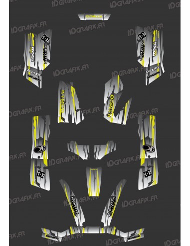 Kit Deco Perso Monster Edition (Grey/Yellow) - Kymco 550 / 700 MXU