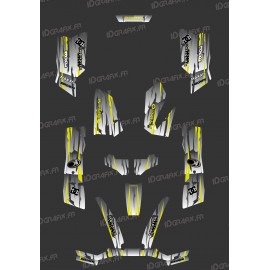 Kit Deco Perso Monster Edition (Grey/Yellow) - Kymco 550 / 700 MXU - IDgrafix