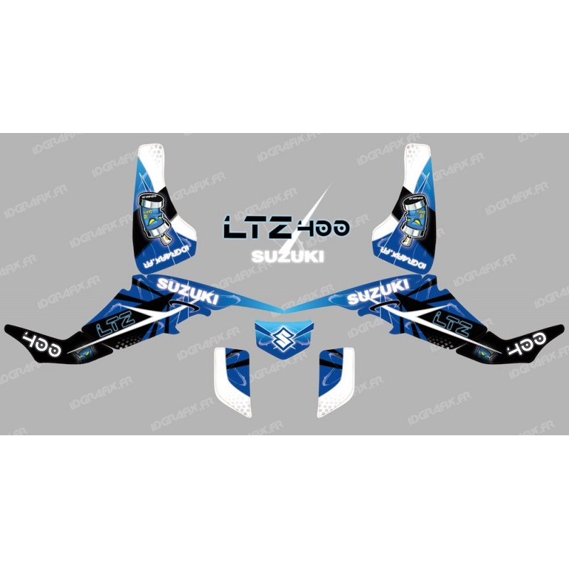 Kit de decoració de l'Espai Blau - IDgrafix - Suzuki LTZ 400