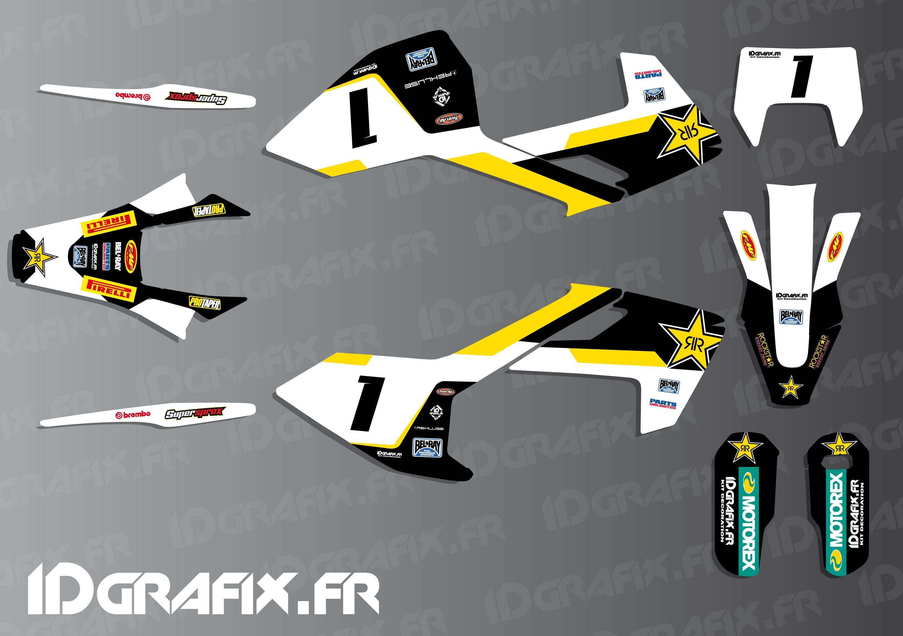 Kit Deco Graham Jarvis Replica Husqvarna Tc Te Fc