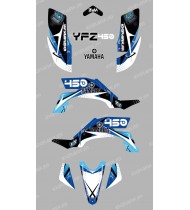Kit de decoració de l'Espai Blau - IDgrafix - Yamaha YFZ 450