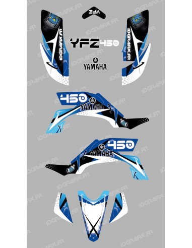 Kit décoration Space Bleu - IDgrafix - Yamaha YFZ 450