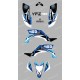 Kit décoration Space Bleu - IDgrafix - Yamaha YFZ 450 - Idgrafix