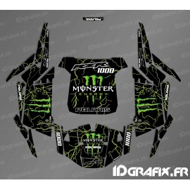 Kit décoration Monster Flash Edition (vert)- IDgrafix - Polaris RZR 1000 S/XP