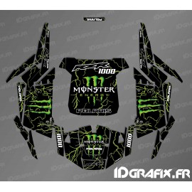 Kit dekor Monster 2018 Edition (grün)- IDgrafix - Polaris RZR 1000 S/XP