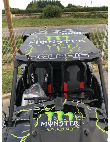 Kit décoration Monster 2018 Edition (green)- IDgrafix - Polaris RZR 1000 S/XP