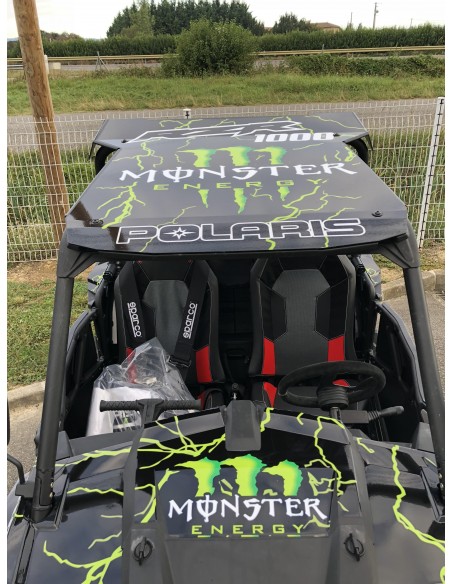 Kit décoration Monster 2018 Edition (green)- IDgrafix - Polaris RZR 1000 S/XP