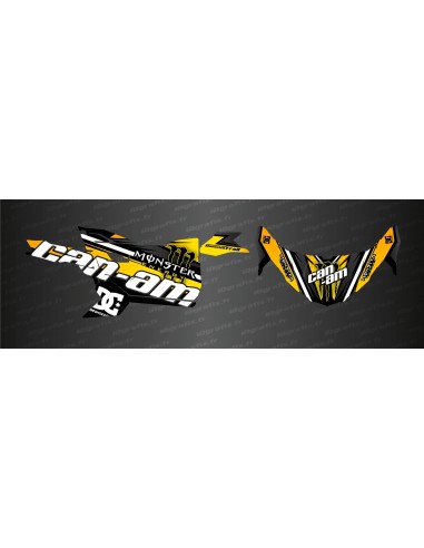 Kit decoration Factory Edition (Yellow) - Idgrafix - Can Am Maverick Trail