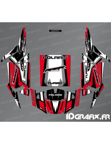 Kit de decoración Straight Edition (Rojo) - IDgrafix - Polaris RZR 1000 Turbo
