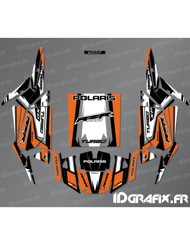 Kit décoration Straight Edition (Orange)- IDgrafix - Polaris RZR 1000 Turbo