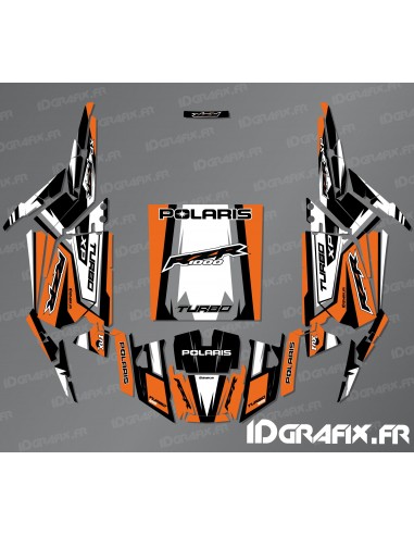 Kit dekor Straight Edition (Orange) - IDgrafix - Polaris RZR 1000 Turbo