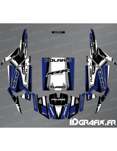 Kit de decoració Straight Edition (Blau) - IDgrafix - Polaris RZR 1000 Turbo -idgrafix