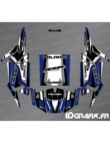 Kit decorazione Straight Edition (Blu) - IDgrafix - Polaris RZR 1000 Turbo