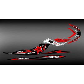 Kit decoration Rockstar energy/Motul Red for Seadoo RXP-X 260 / 300