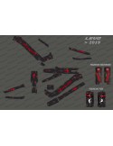 Kit deco Carbon Edition Full (Red) - Specialized Levo (after 2019)