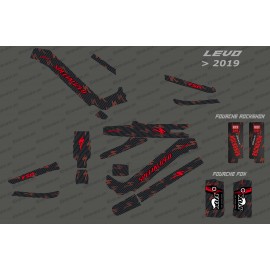 Kit deco Carbon Edition Full (Red) - Specialized Levo (after 2019) - IDgrafix