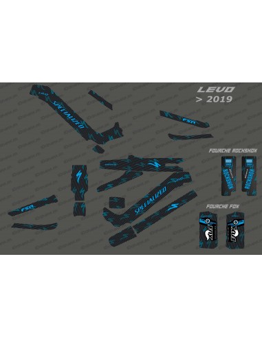 Kit déco Carbon Edition Full (Bleu) - Specialized Levo (après 2019)