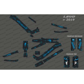 Kit deco de Carbono Edición Completa (Azul) - Especializado Levo (después de 2019) -idgrafix